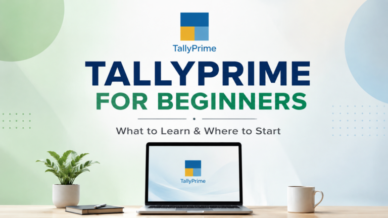 TallyPrime for beginners learning roadmap